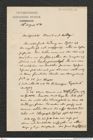 Nachlass Franz Steindachner, Brief von Chr. Lütken an Franz Steindachner (15.08.1876), Inv.Nr. 317.06, Seite 1